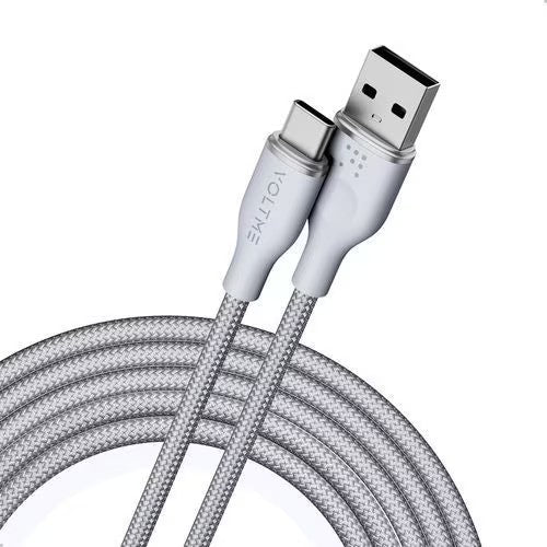 VOLTME ラグシリーズナイロン 充電ケーブル USB-A&USB-C 60W 1.8m