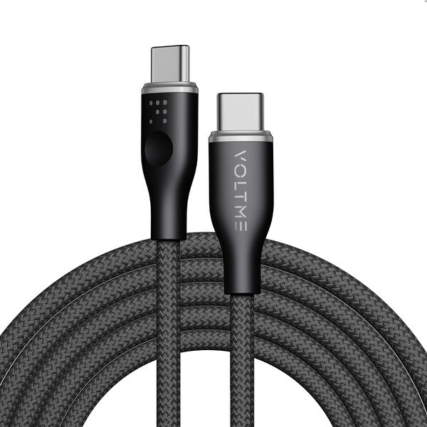 VOLTME ラグシリーズ ナイロン 充電ケーブル USB-C&USB-C 60W 1.8m