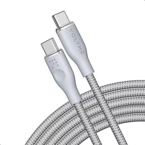 VOLTME ラグシリーズ(Eマーカー)ナイロン 充電ケーブル USB-C&USB-C 100W 1.8m