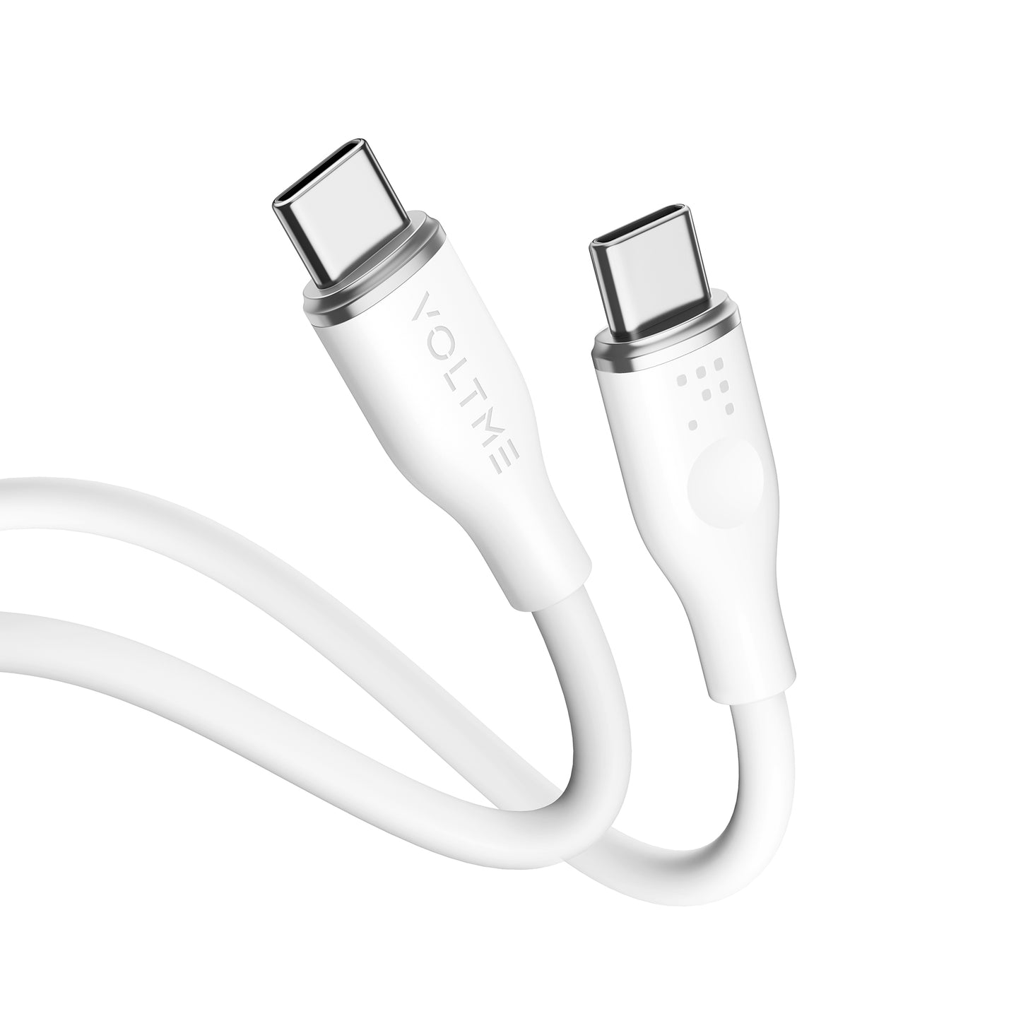 VOLTME モスシリーズ シリコン 充電ケーブル USB-C&USB-C 60W 1m
