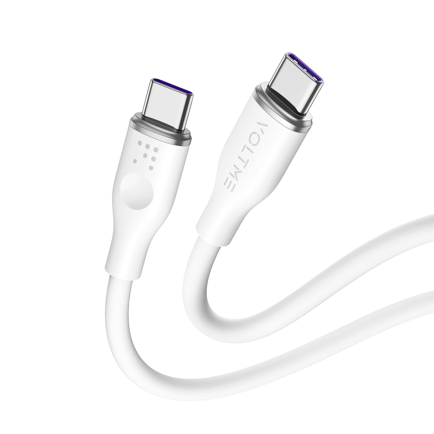 VOLTME モスシリーズ(Eマーカー)シリコン 充電ケーブル USB-C&USB-C 100W 1m