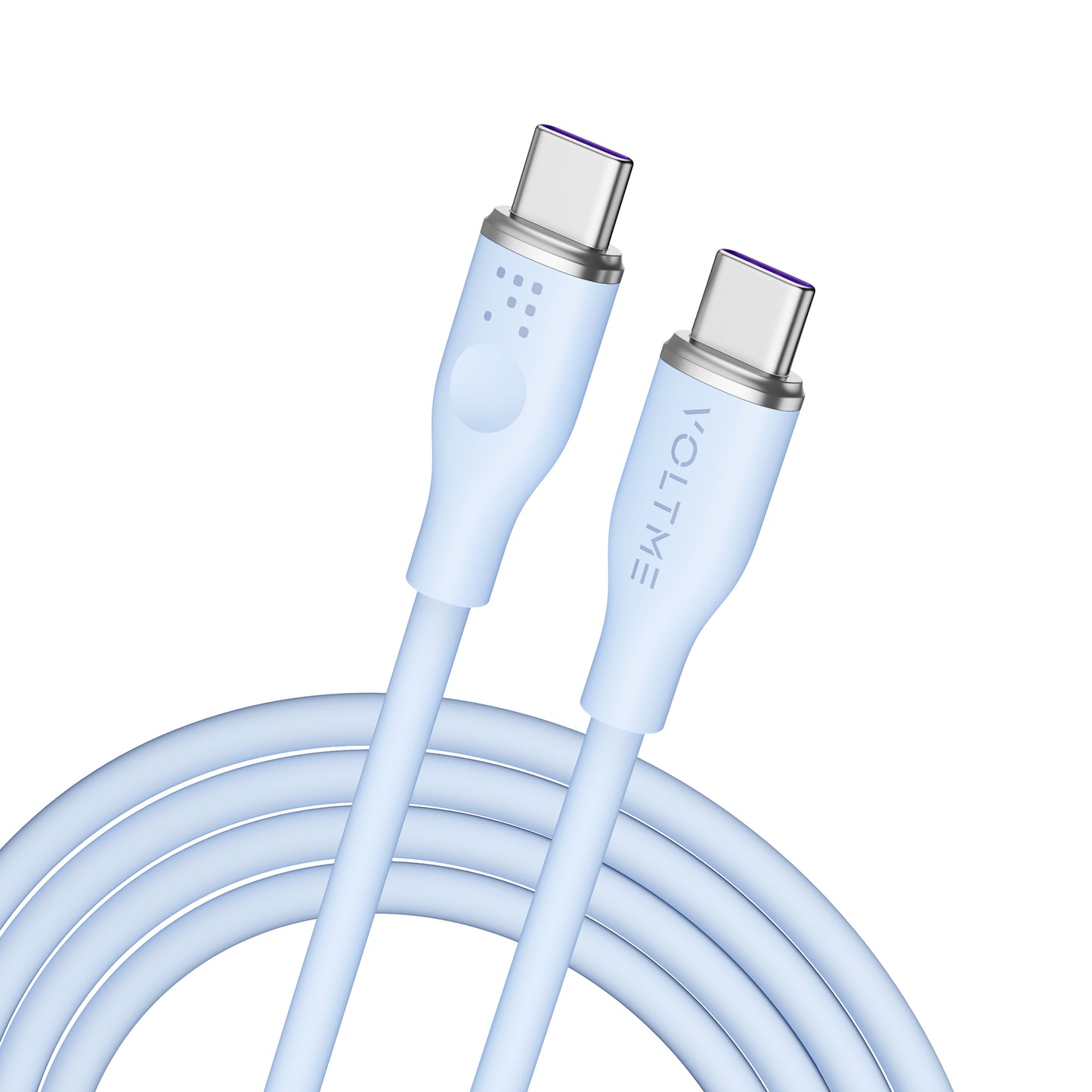 VOLTME モスシリーズ(Eマーカー)シリコン 充電ケーブル USB-C&USB-C 100W 1.8m