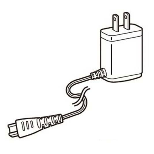 【シェーバー・ヘアカッター電源アダプター】IRC-17 対応機種 IZF-V538、IZF-V26、HC-FW28他
