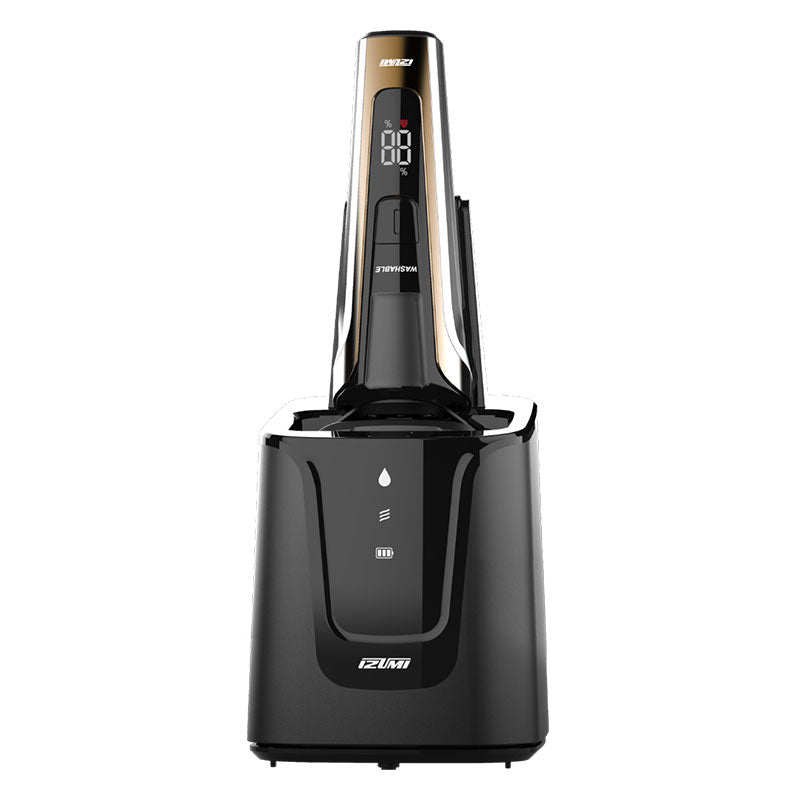 【販売終了】往復式シェーバー ハイエンドシリーズ Z-DRIVE 6枚刃 IZF-V991-N 洗浄器付き 日本製