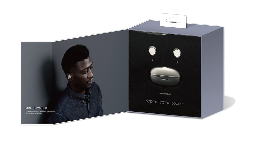 【販売終了】Bluetooth®対応完全ワイヤレスカナル型ヘッドホン MXH-BTW2000WS ホワイト