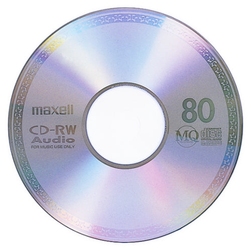 マクセル maxell 音楽用CD-RW MQシリーズ 80分 1枚パック CDRWA80MQ.1TP 【録音用】【CD-RW Audio】