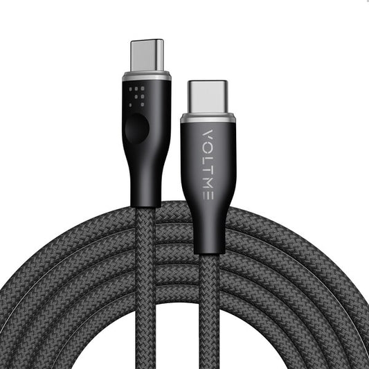 VOLTME ラグシリーズ ナイロン 充電ケーブル USB-C＆USB-C 60W 1.8m
