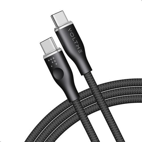 VOLTME ラグシリーズ（Eマーカー）ナイロン 充電ケーブル USB-C＆USB-C 100W 1m