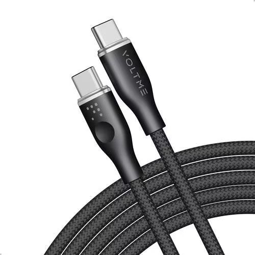 VOLTME ラグシリーズ（Eマーカー）ナイロン 充電ケーブル USB-C＆USB-C 100W 1.8m