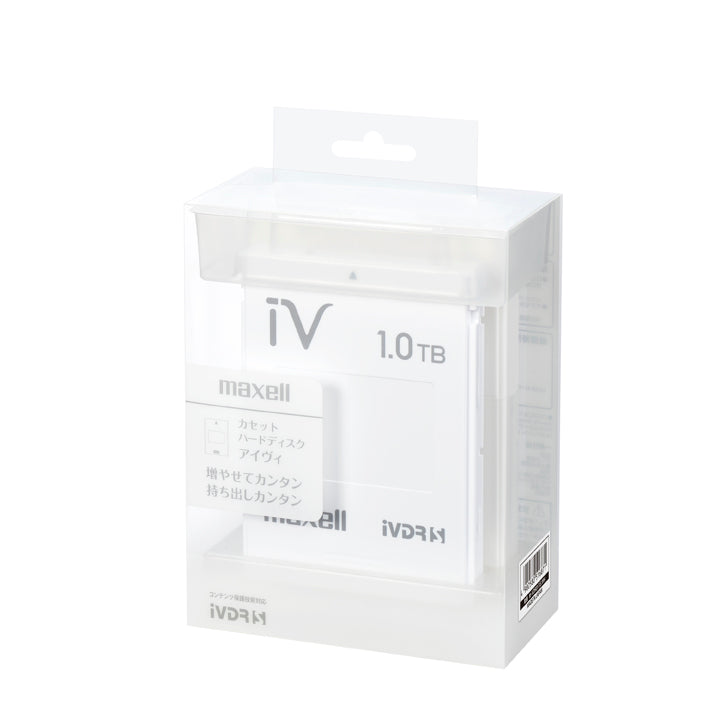 販売終了】カセットHDD iV アイヴィ 1TB ホワイト （１個） M-VDRS1T.E ...