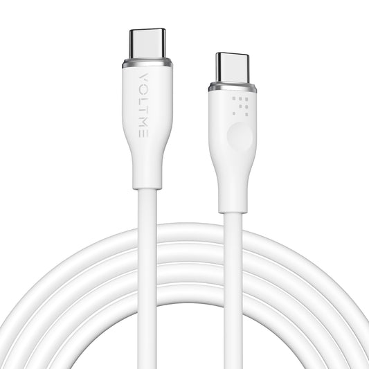 VOLTME モスシリーズ シリコン 充電ケーブル USB-C＆USB-C 60W 1.8m