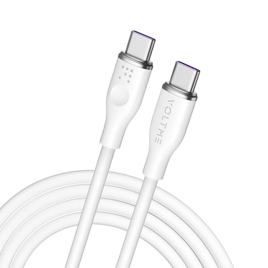 VOLTME モスシリーズ（Eマーカー）シリコン 充電ケーブル USB-C＆USB-C 100W 1.8m